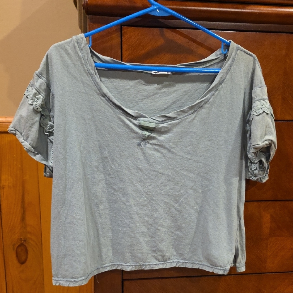 Free People Boxy Crop Top